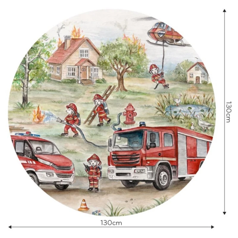 Fototapeta w kształcie koła - Rescue