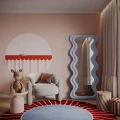 Fototapeta w kształcie koła - Stripe Candy