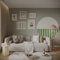 Fototapeta w kształcie koła - Stripe Gum