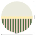 Fototapeta w kształcie koła - Stripe Gum