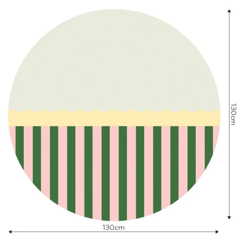 Fototapeta w kształcie koła - Stripe Gum