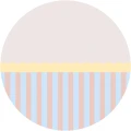 Fototapeta w kształcie koła - Stripe Powder