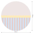 Fototapeta w kształcie koła - Stripe Powder