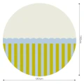 Fototapeta w kształcie koła - Stripe Sugar