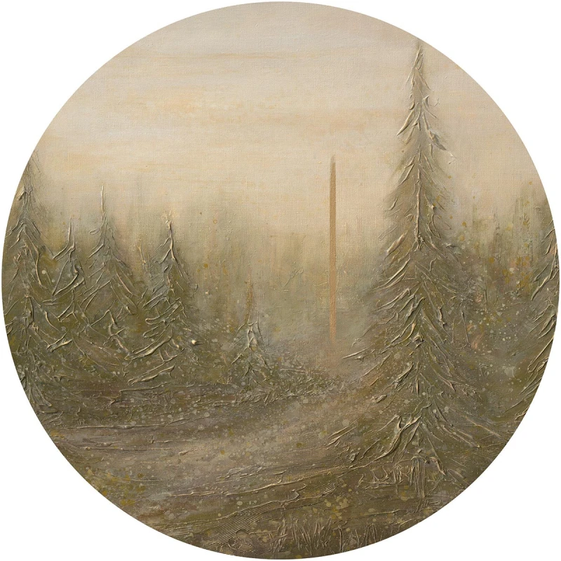 Fototapeta w kształcie koła - Taiga