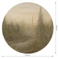 Fototapeta w kształcie koła - Taiga