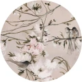 Fototapeta w kształcie koła - Trel Beige