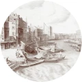 Fototapeta w kształcie koła - Venezia