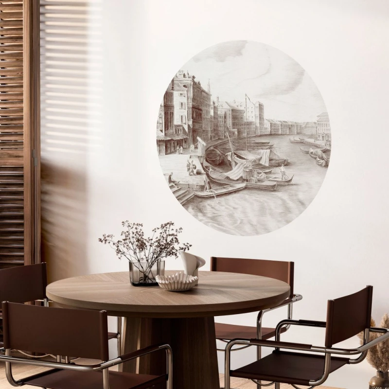 Fototapeta w kształcie koła - Venezia