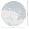 Fototapeta w kształcie koła - White Birds