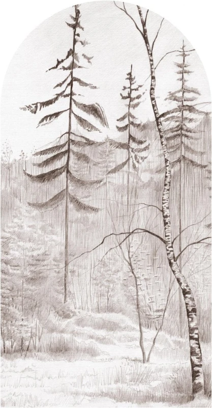 Fototapeta w kształcie łuku - Bosco