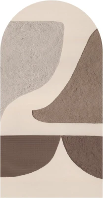 Fototapeta w kształcie łuku - Geometryczna kompozycja