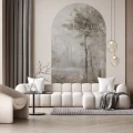 Fototapeta w kształcie łuku - Lacus Beige