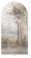 Fototapeta w kształcie łuku - Lacus Beige