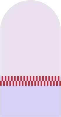 Fototapeta w kształcie łuku - Geometryczny wzór