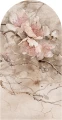 Fototapeta w kształcie łuku - Sakura Beige