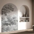 Fototapeta w kształcie łuku - Sanctuary Grey