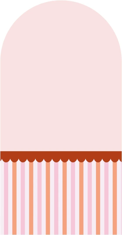 Fototapeta w kształcie łuku - Stripe Candy