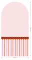 Fototapeta w kształcie łuku - Stripe Candy