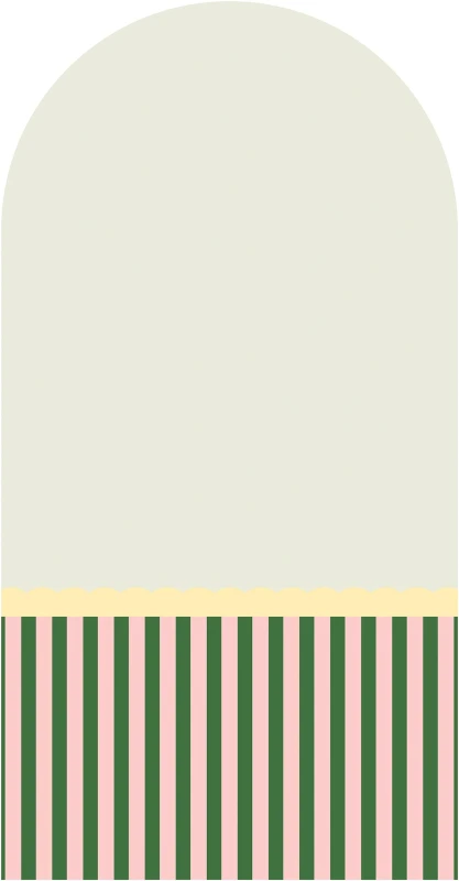 Fototapeta w kształcie łuku - Stripe Gum