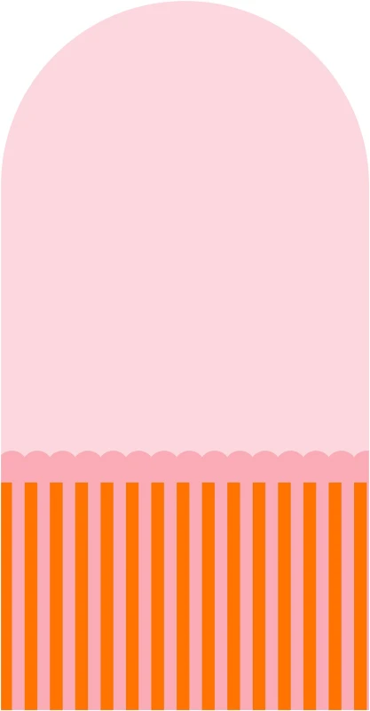 Fototapeta w kształcie łuku - Stripe Juicy