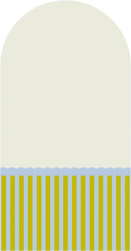 Fototapeta w kształcie łuku - Stripe Sugar