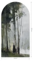 Fototapeta w kształcie łuku - Tren
