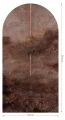 Fototapeta w kształcie łuku - Tundra