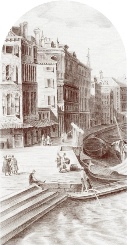 Fototapeta w kształcie łuku - Venezia