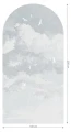 Fototapeta w kształcie łuku - White Birds