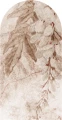 Fototapeta w kształcie łuku - Wisteria Beige
