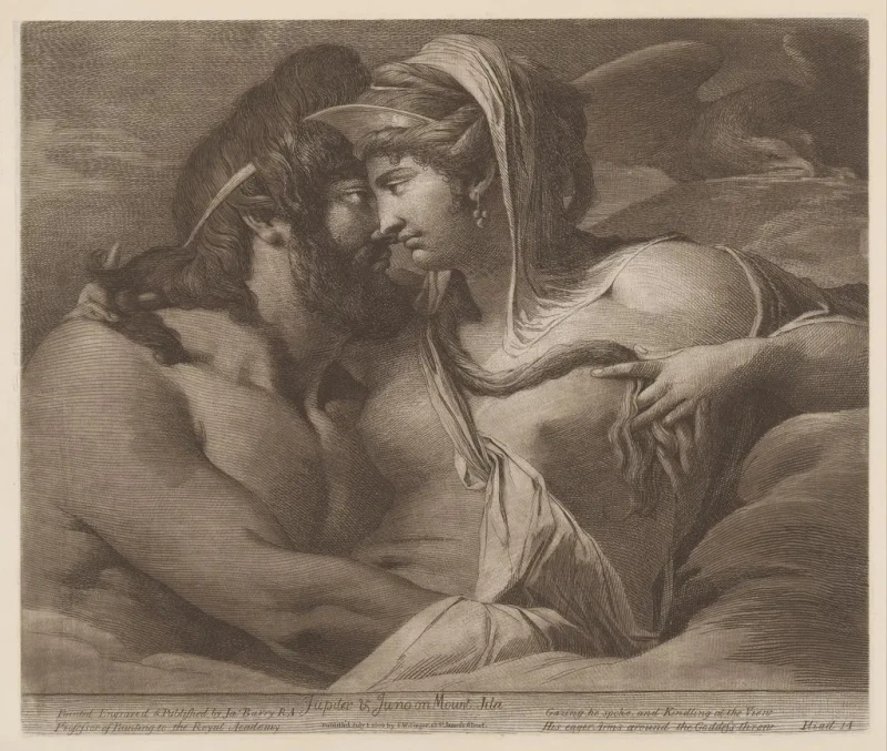 Fototapeta Jupiter and Juno on Mount Ida 142717
