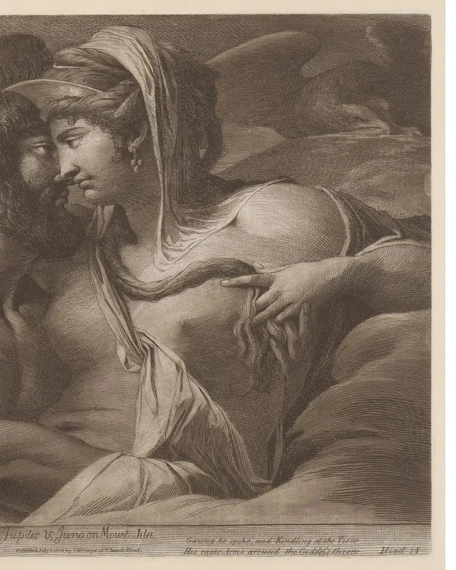 Fototapeta Jupiter and Juno on Mount Ida 142717