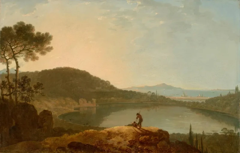 Fototapeta Lake Avernus and the Island of Capri 142370