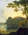 Fototapeta Landscape with Bathers, Cattle and Ruin 142433