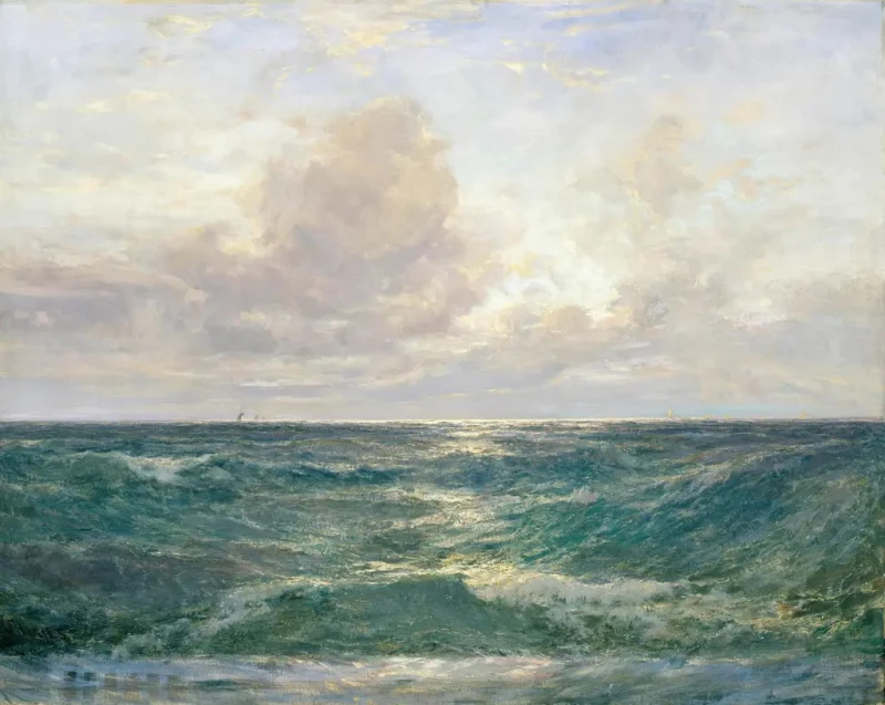 Fototapeta Sunset at Sea: From Harlyn Bay, Cornwall 142442
