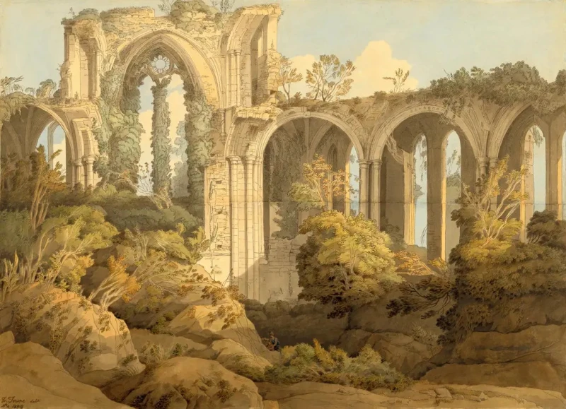 Fototapeta Netley Abbey 1809 142496