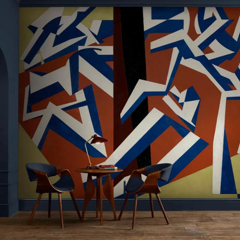 Fototapeta Abstrakcyjna kąpiel błotna - David Bomberg