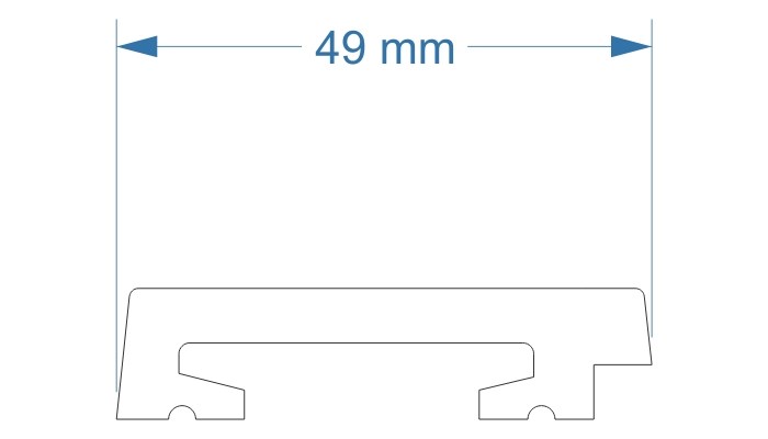 Zakończenie lewe lameli Grosso L0504L Mardom Decor