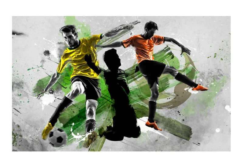 Fototapeta - Gwiazdy futbolu