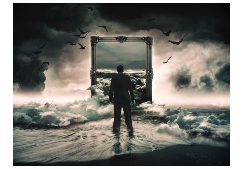 Fototapeta - A walk in the clouds