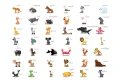 Fototapeta - Learning by playing (animals)