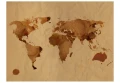 Fototapeta - Herbaciana mapa świata