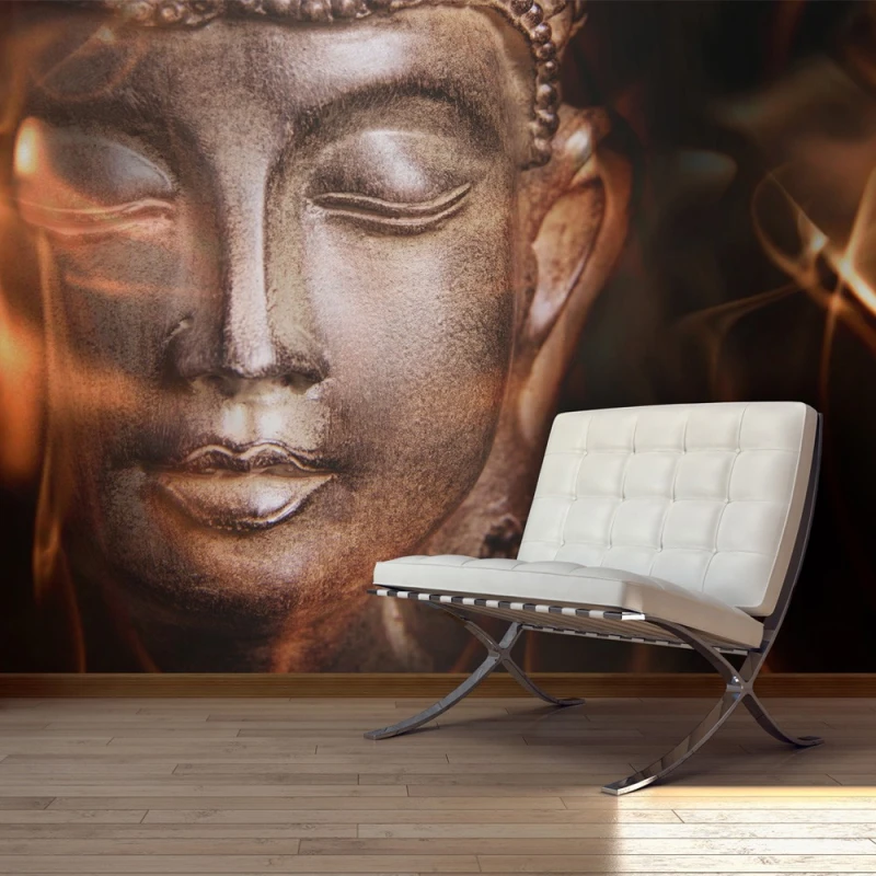 Fototapeta - Buddha. Fire of meditation.