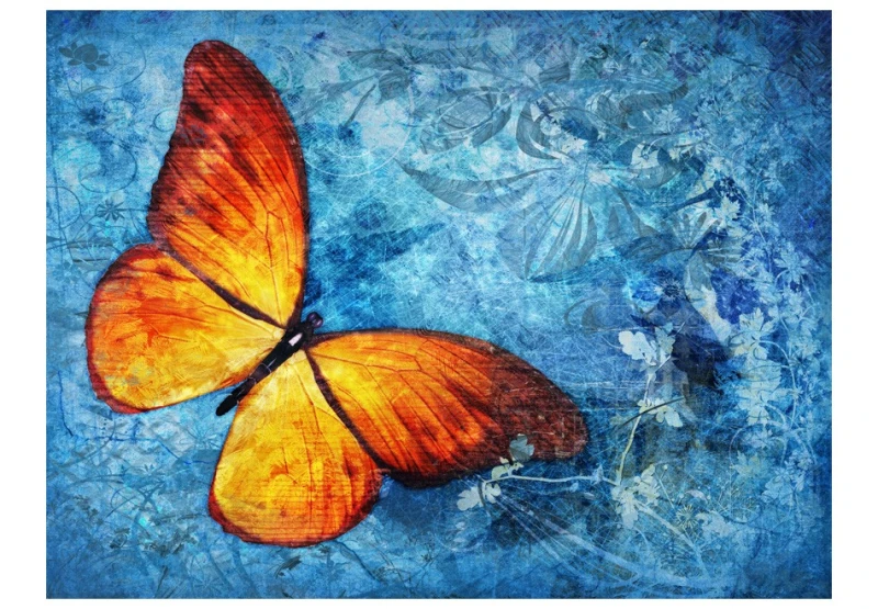 Fototapeta - Fiery butterfly