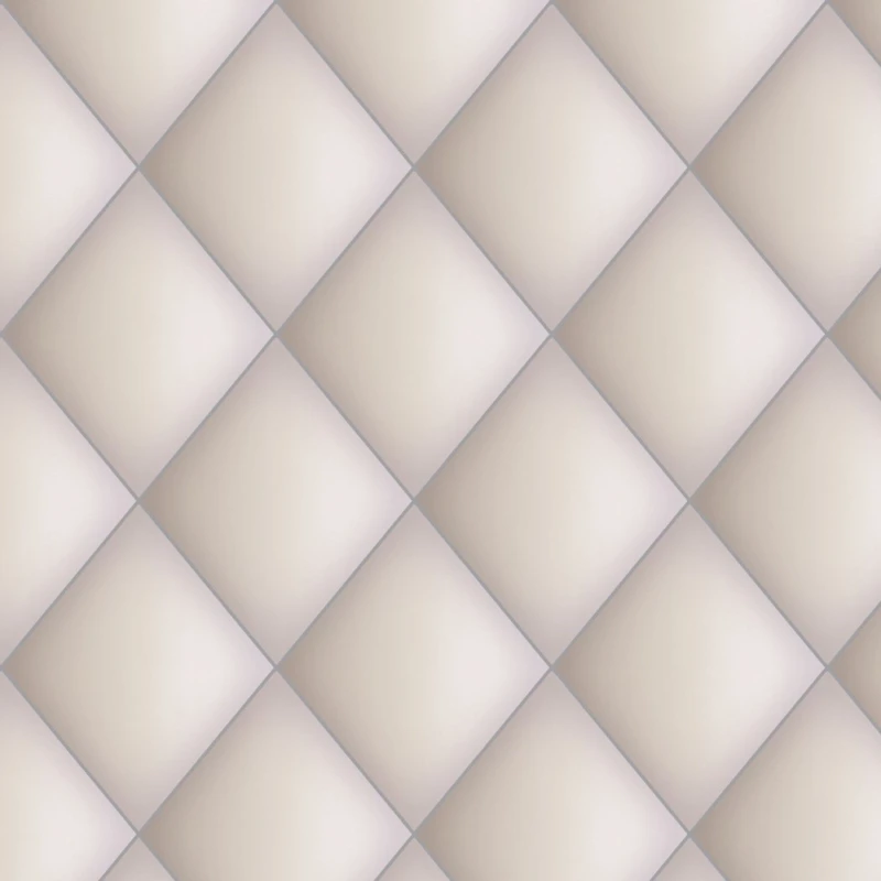 Beżowa tapeta winylowa z geometrycznym wzorem w romby