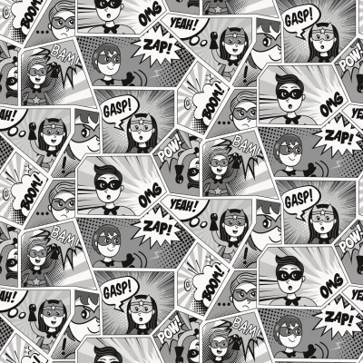 Tapeta na flizelinie z motywem grafiki z komiksu