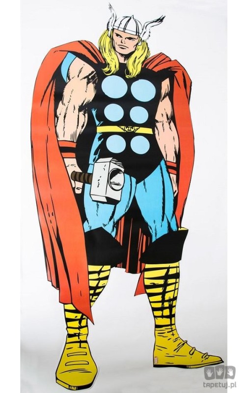 Naklejka Marvel Comics Life Size Thor 70-487