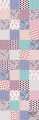Kolorowa fototapet w patchwork