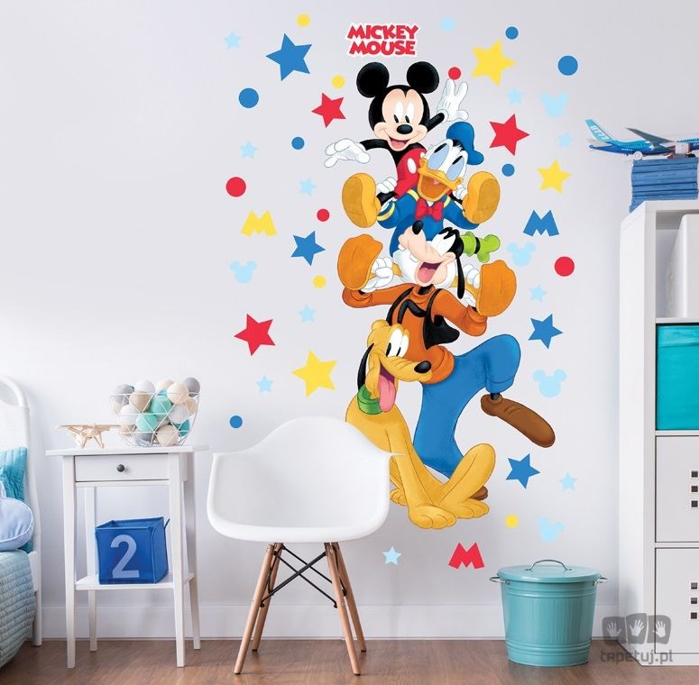 Naklejki ścienne do pokoju dziecka Myszka Miki 45781